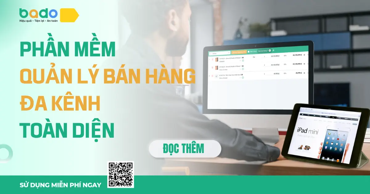Phần mềm quản lý bán hàng đa kênh toàn diện cho SME